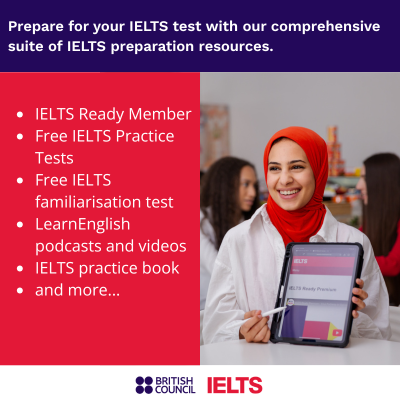 Free prep by British Council IELTS